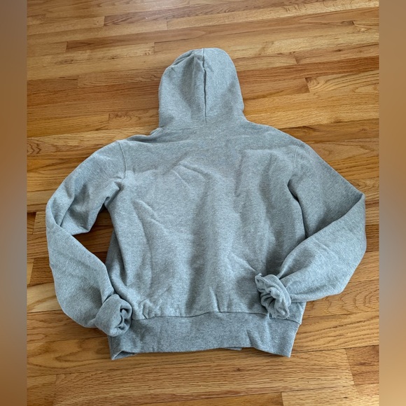 Buck Mason Womens’ Heather Grey Interloop Hoodie Sweatshirt Sz S - Picture 2 of 4